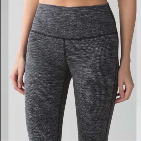 Lululemon High Times Pant Diamond Jacquard Space Dye Black Slate 4 - Picture 16 of 16